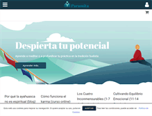 Tablet Screenshot of paramita.org